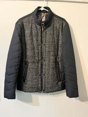 007-0041 Barabas Men's Style 910# Wool-Blend Hybrid Quilted Jacket